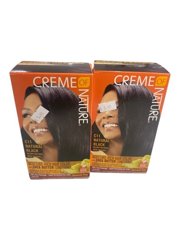 Creme of nature natural black C11