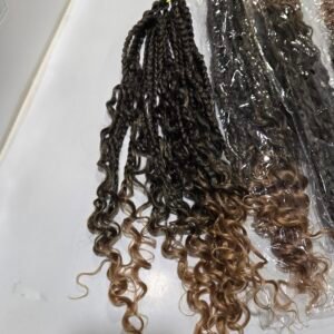 Crochet Boho braids 14" col1B/27 (pack of 4)