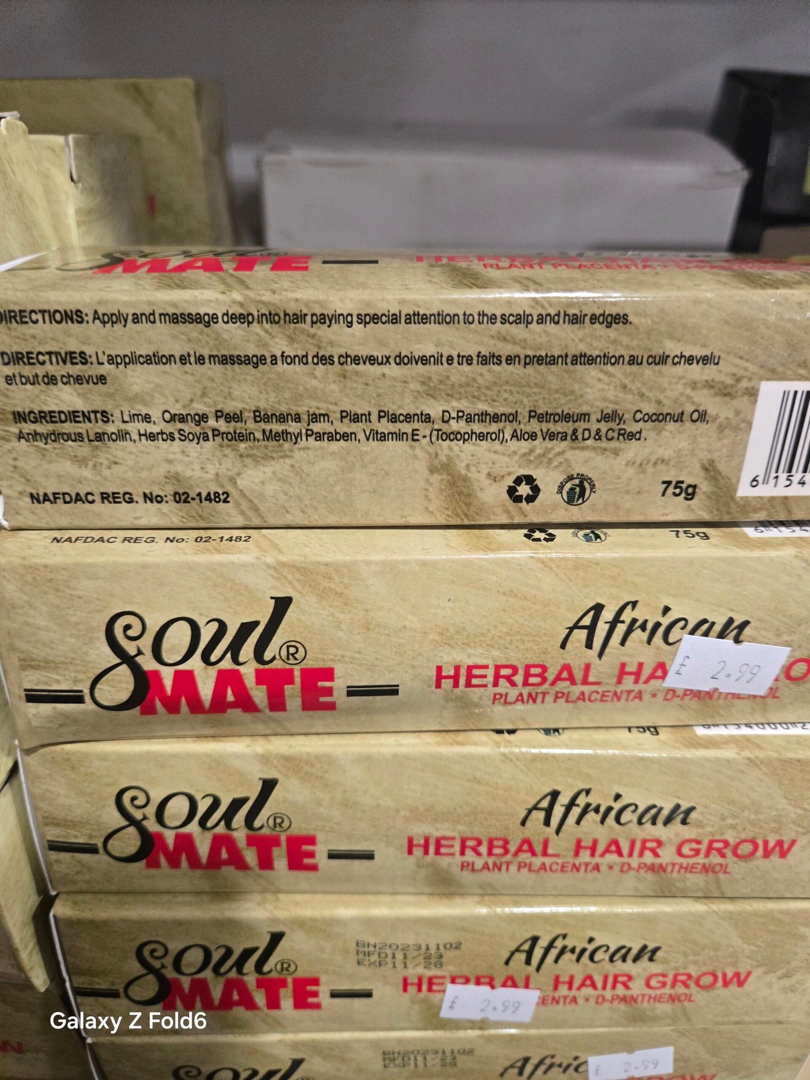 Soulmate African Herbal hair grow tube 75g - Image 5