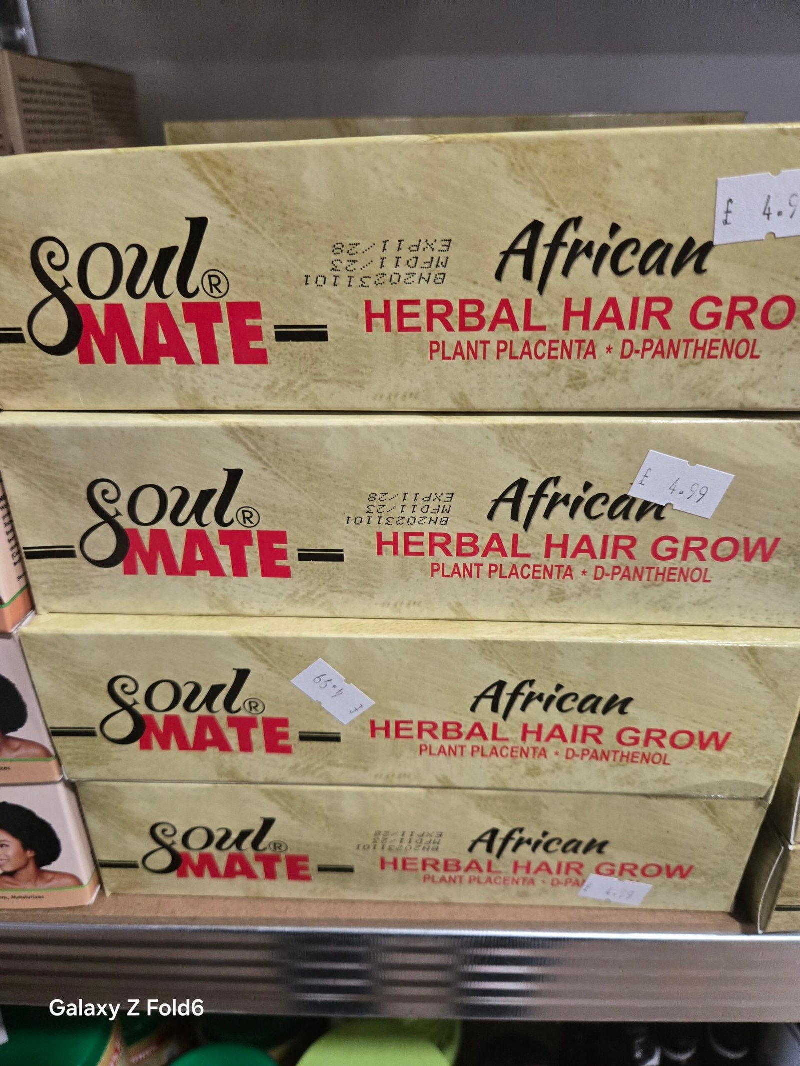Soulmate African Herbal hair grow tube 75g - Image 2