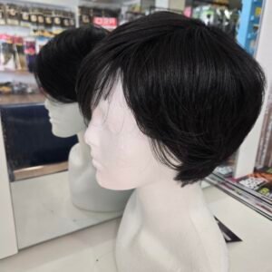 Short wig ( natural black)