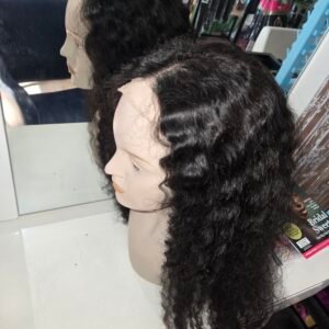 Human hair Deep wave 24" 13x4 lace