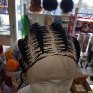Cornrows braided wig