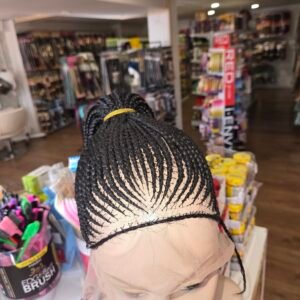 Braided cornrows ponytail wig( 360 wig)