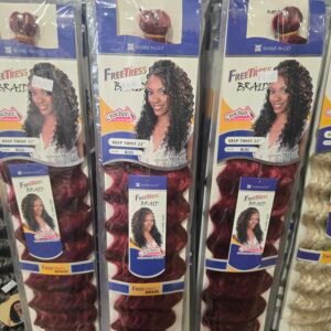 Freetress deep twists 22" Burgundy