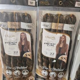 Cherish French curl 22" col T27